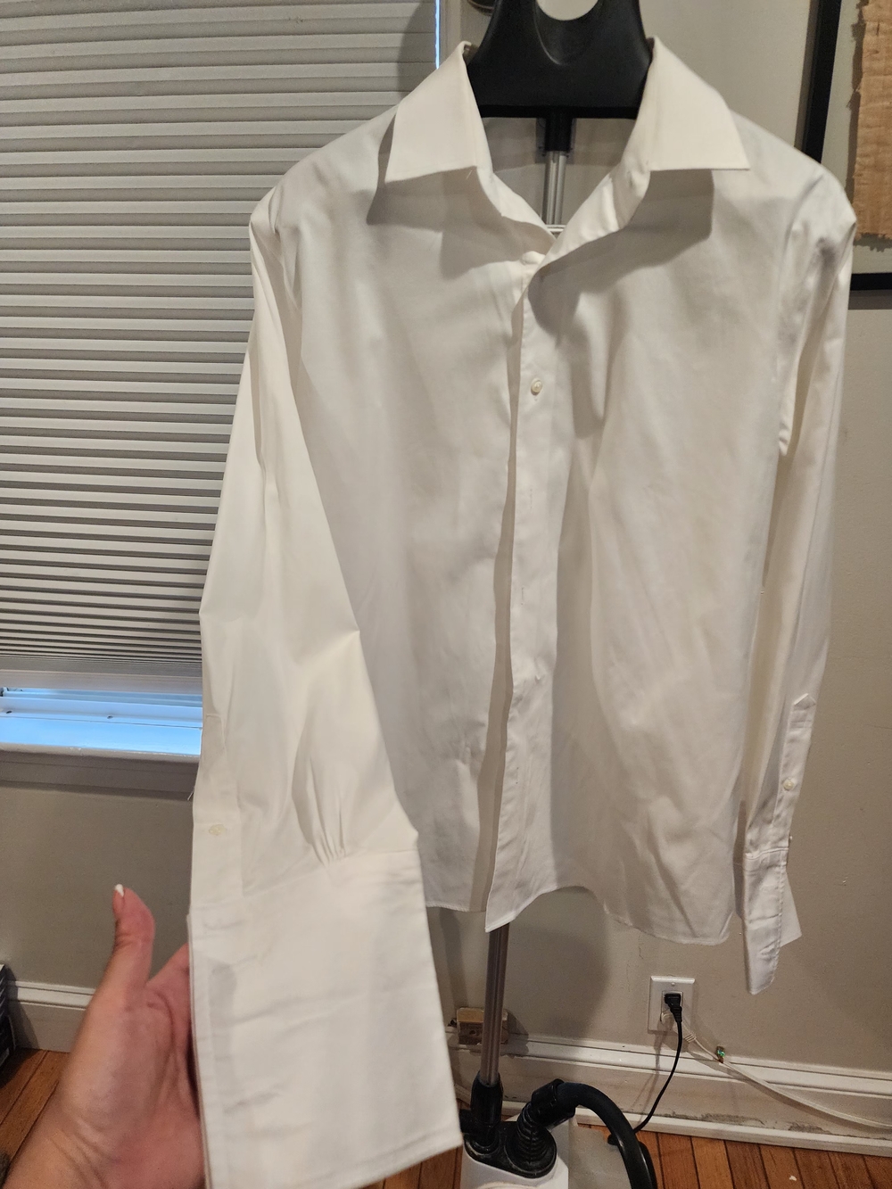 Brooks Brothers White Men's Coufflin Dress Shirt - Crisp Button-Front